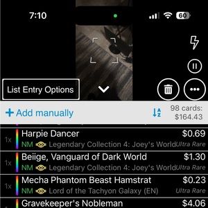 Yugioh cards! I have 98 ultra rare cards in my lot. From 2013-2014 timeline.